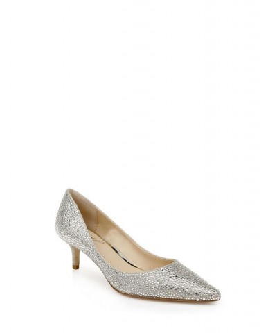 Women's Frenchie Evening Pumps Gold $54.50 Shoes